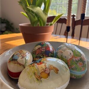 Vintage-Style Decorative Easter Eggs - Multi